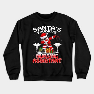 Santas Favorite Nursing Assistant Christmas T Shir Crewneck Sweatshirt